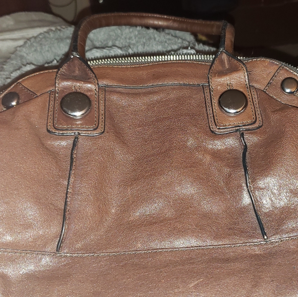 Leather handbag by Banana Republic